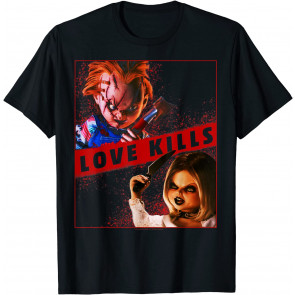 Child's Play Chucky And Tiffany Love Kills T-Shirt