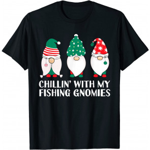 Chilling With My Fishing Gnomies PJ T-Shirt