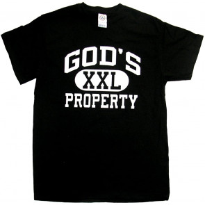 Christian God's Property XXL Varsity Athletic Men's T-Shirt