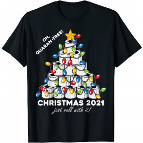 Christmas 2021 Toliet Paper Tree T-Shirt