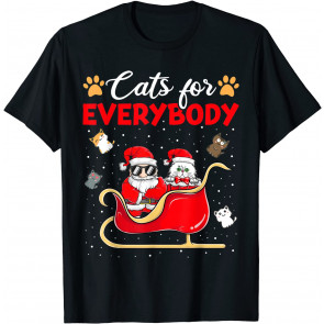 Christmas Cat  T-Shirt
