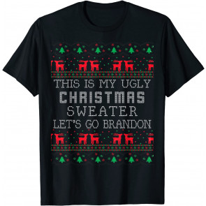 Christmas Costume Party Brandon Xmas Political Holiday Deer T-Shirt