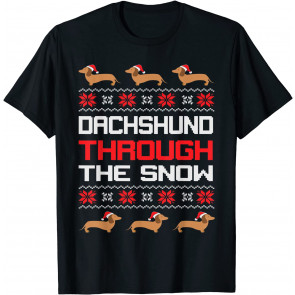 Christmas Dachshund Dog T-Shirt