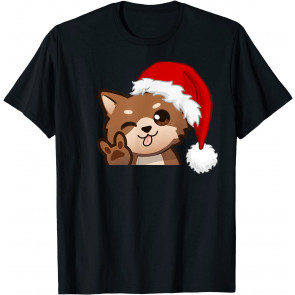 Christmas Dog Cute Pet Puppy Christmas Happy Holidays T-Shirt
