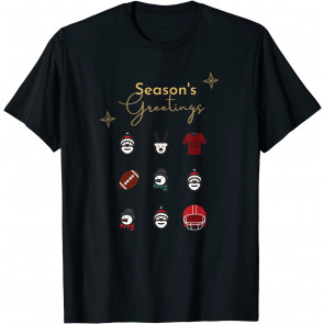 Christmas For Football Lover, Football Holiday, Sports Lover T-Shirt
