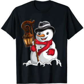 Christmas Gifts Winter Cartoon Snowman T-Shirt