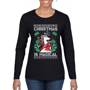 Christmas Is Magical Unicorn Christmas T-Shirt