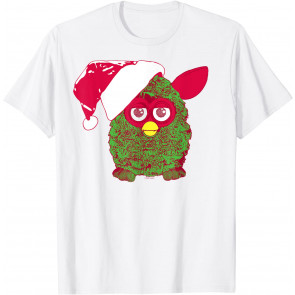 Christmas Santa Hat Portrait T-Shirt