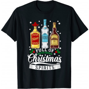 Christmas Spirit Drinking T-Shirt