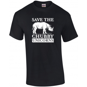 Save The Chubby Unicorns Rhino T-Shirt