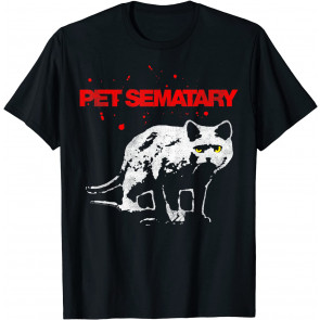 Church Cat Stare Paint Title T-Shirt