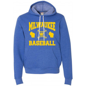City Of Milwaukee Wisconsin Baseball Deluxe Super Soft Sweat T-Shirt