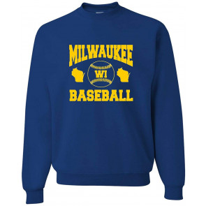City Of Milwaukee Wisconsin Baseball Sweat T-Shirt
