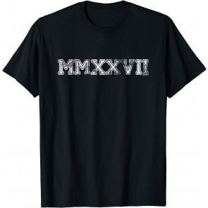 Class Of 2027 MMXXVII Graduation Spirit Vintage Senior 2027 T-Shirt