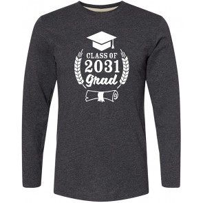 Class Of 2031 Grad With Diploma And Graduation Cap T-Shirt