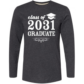 Class Of 2031 Graduate With Graduation Cap T-Shirt