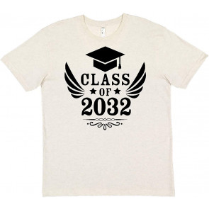 Class Of 2032 With Graduation Cap And Wings T-Shirt