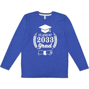 Class Of 2033 Grad With Diploma And Graduation Cap T-Shirt