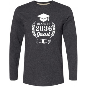 Class Of 2036 Grad With Diploma And Graduation Cap T-Shirt