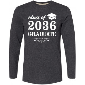 Class Of 2036 Graduate With Graduation Cap T-Shirt