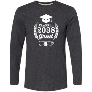 Class Of 2038 Grad With Diploma And Graduation Cap T-Shirt