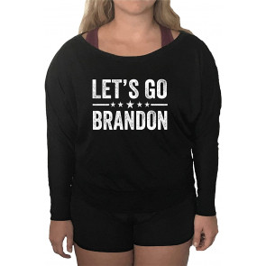 Classy Let's Go Brandon Flowy T-Shirt