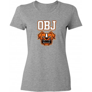 Cleveland Dawg OBJ Ladies Crewneck T-Shirt