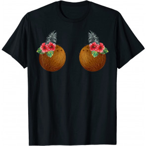 Coconut Bra Flower Boobs T-Shirt