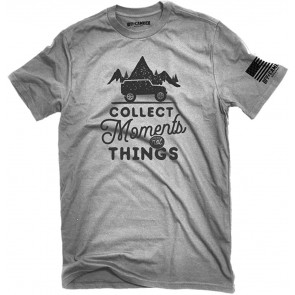 Collect Moments Not Things Off-Road 4x4 Outine On A  T-Shirt