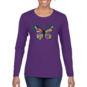 Colorful Butterfly Oh Butterfly On Whispering Wings Animal Lover T-Shirt