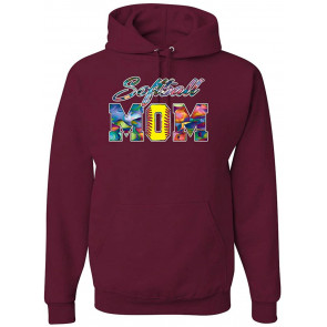 Colorful Softball Mom Mother's Day T-Shirt