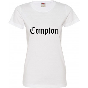 Compton Old School Hip Hop Rap Retro California Deluxe Soft T-Shirt
