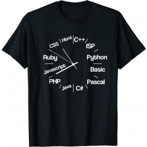 Computer Programmer Clock - Programming & Coding No Sleep T-Shirt