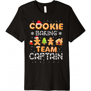 Cookie Baking Team Captain Gingerbread Christmas T-Shirt