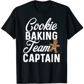 Cookie Baking Team Captain Gingerbread Christmas T-Shirt