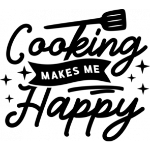 Cooking Makes Me Happy T-Shirt