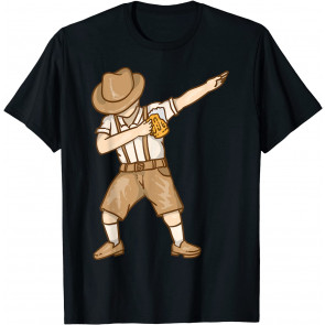 Cool Dabbing German Man With Beer Mug  T-Shirt