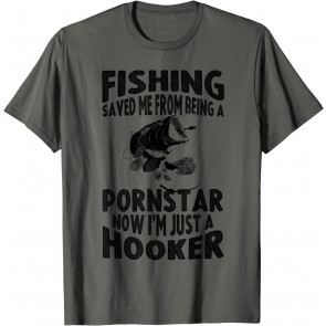 Cool Fishing Saved Me Gift For Men T-Shirt