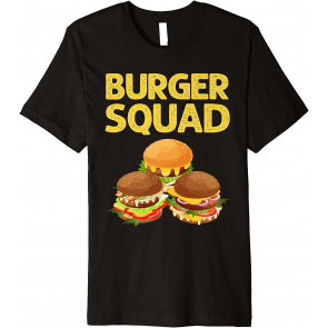 Cool Hamburger Art Men Women Cheeseburger Fast Food Burger T-Shirt