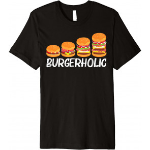 Cool Hamburger For Men Women Cheeseburger Fast Food Burger T-Shirt