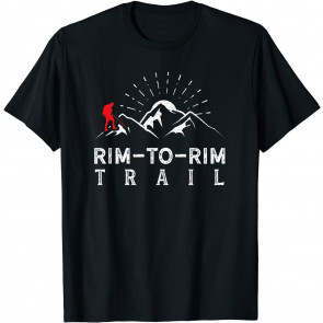 Cool Hike Rim-To-Rim Grand Canyon Hiking Trail Unique Hiker T-Shirt