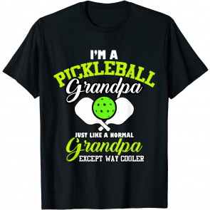 Cool Pickleball Grandpa T-Shirt