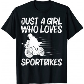 Cool Sportbike For Girls Kids Professional Motorcycle Racer T-Shirt