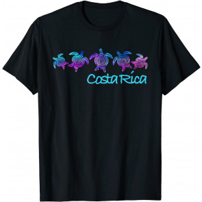 Costa Rica Beach Design / Tribal Turtle Gift T-Shirt