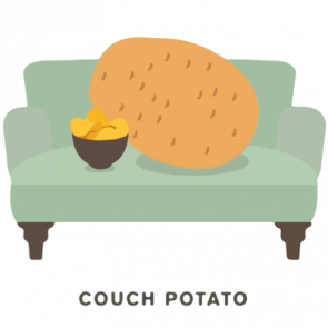 Couch Potato Pun Tshirt
