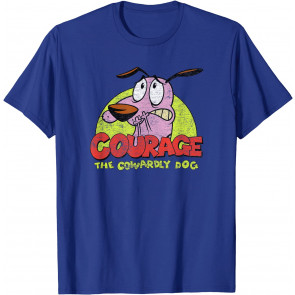 Courage The Cowardly Dog Colorful Courage T-Shirt