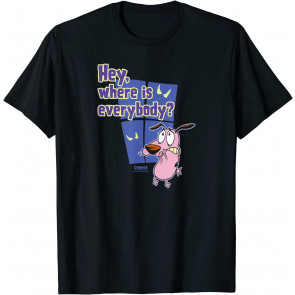 Courage The Cowardly Dog Where Is Everybody T-Shirt