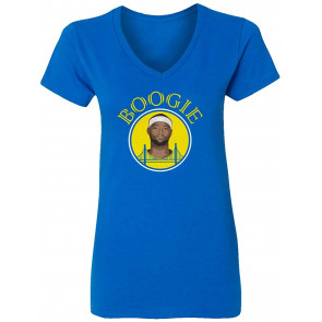 Cousins California Golden State Boogie Womens Vneck T-Shirt