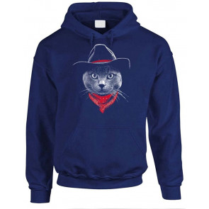 Cowboy CAT - USA Western Wild 50's America - T-Shirt