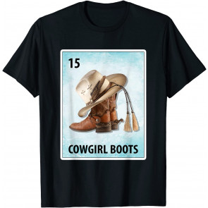 Cowgirl Boots Mexican Cards T-Shirt